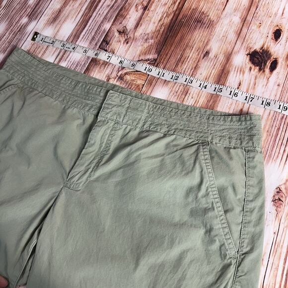 Old Navy Y2K Sz 14 Green Parachute Crop Jogger Pants Gorpcore Utilty Cargo 36x25 - Picture 3 of 9